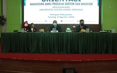 Orientasi Mahasiswa Baru Program Magister dan Doktor Pascasarjana Tahun 2022/2023 Berjalan Lancar